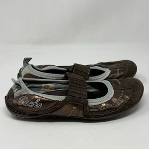 Cushe Mia Remy Mary Janes Shoes Womens 9 Brown Metallic Bronze Slip Ons Flats